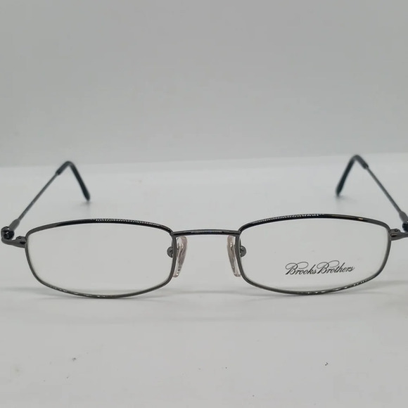 NWT UNISEX BROOKS BROTHERS EYEGLASS FRAMES 255 GUNMETAL - Picture 1 of 4